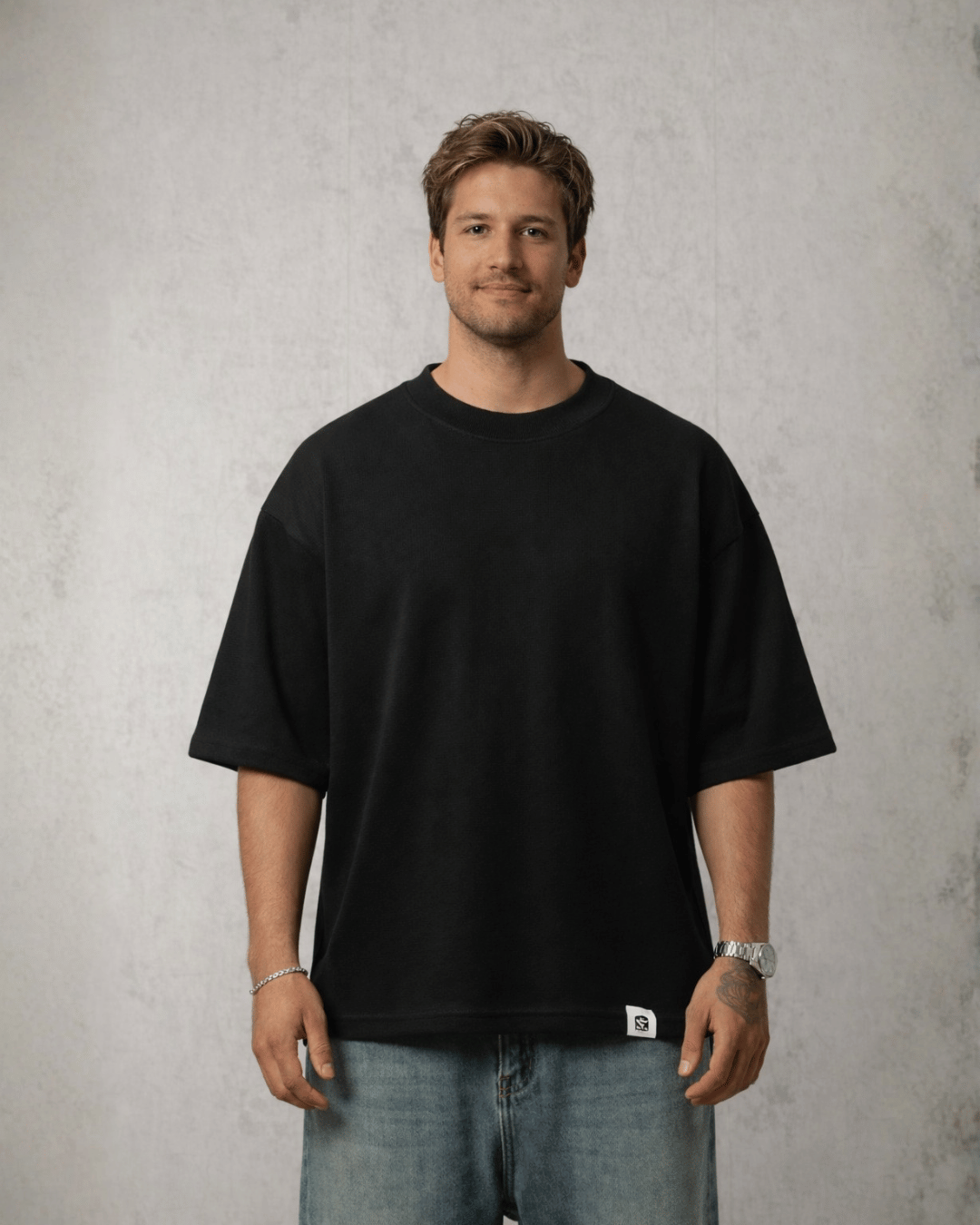 Polo Oversized Negro