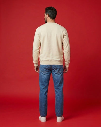 Sweatshirt Men Beige