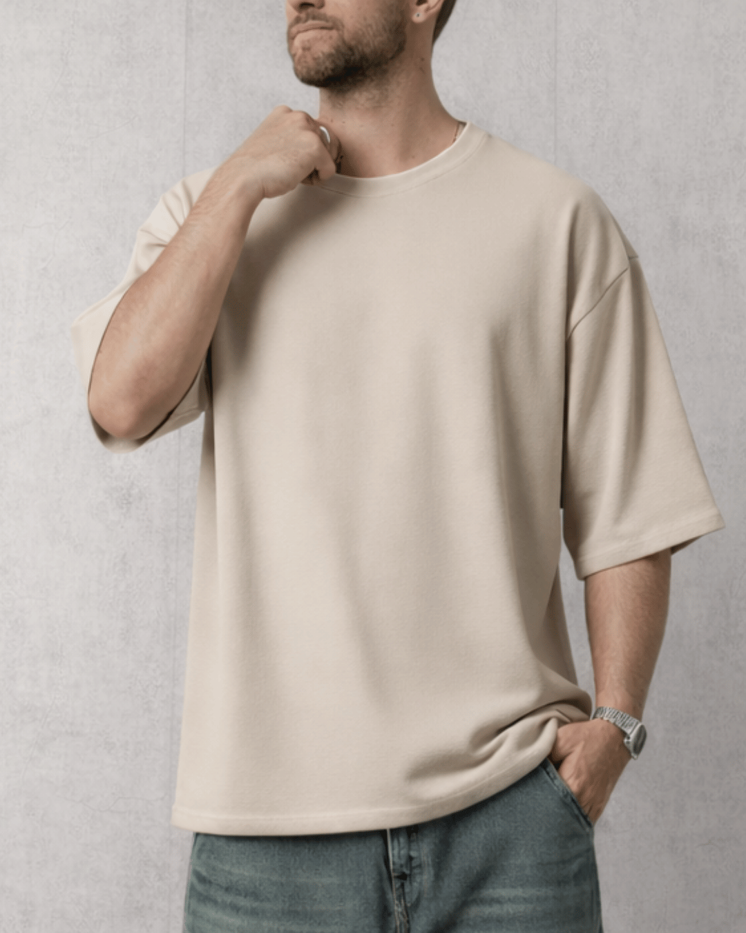 Polo Oversized Beige