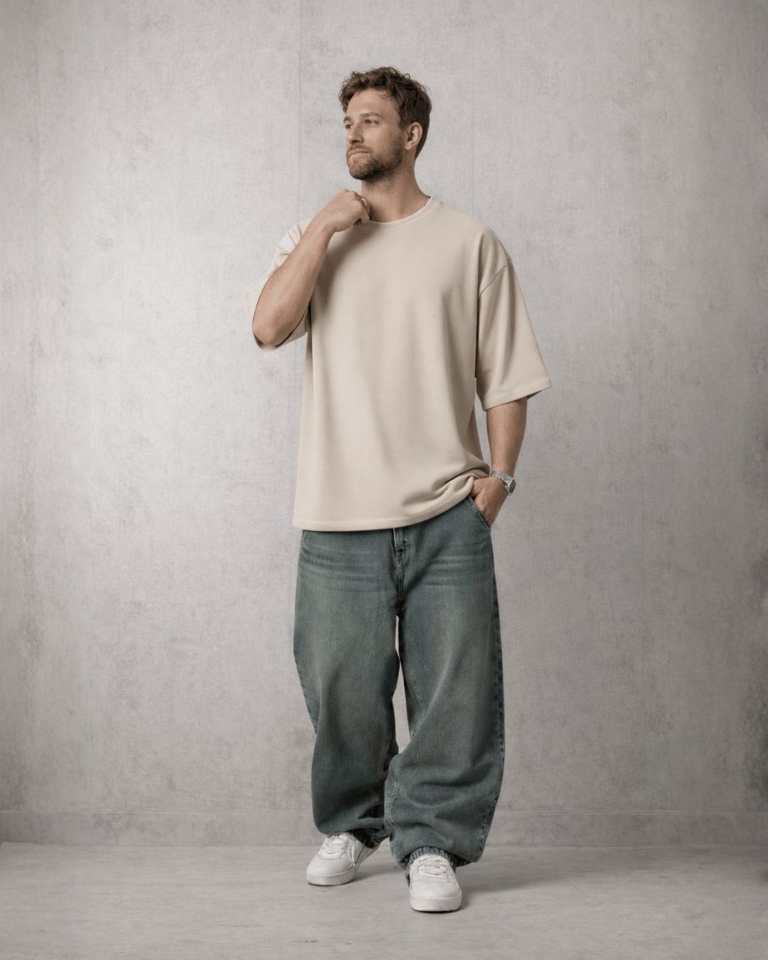 Polo Oversized Beige