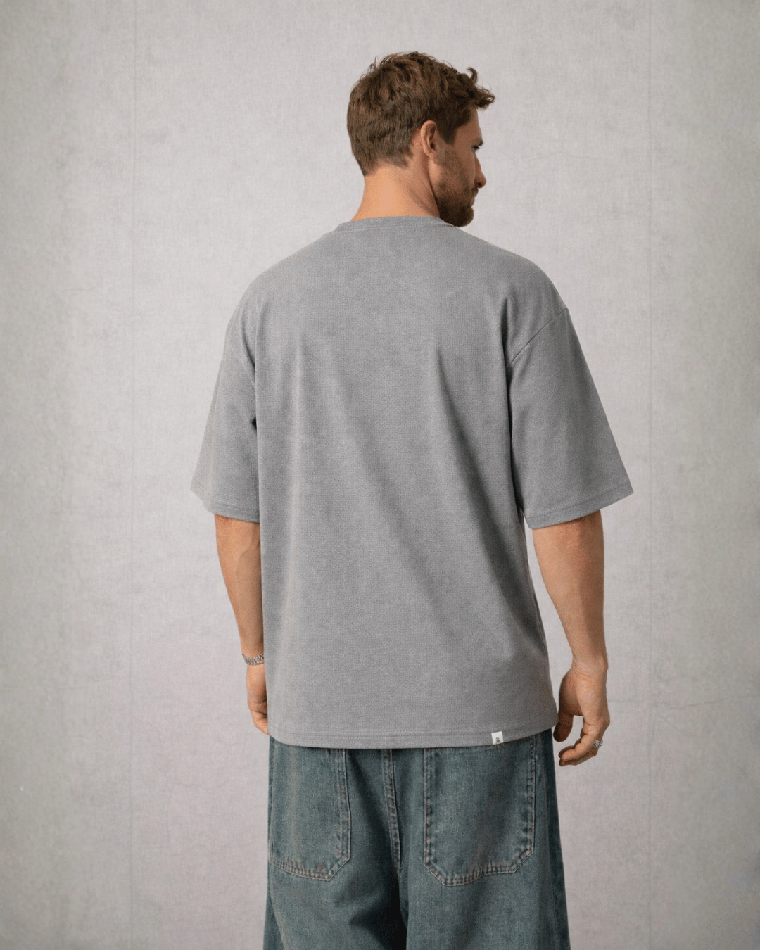 Polo Oversized Gris