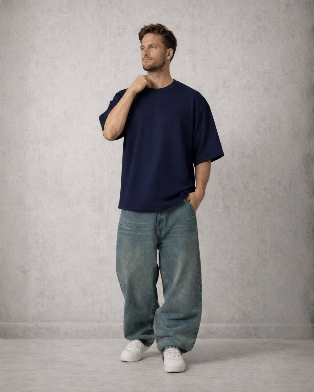 Polo Oversized Navy