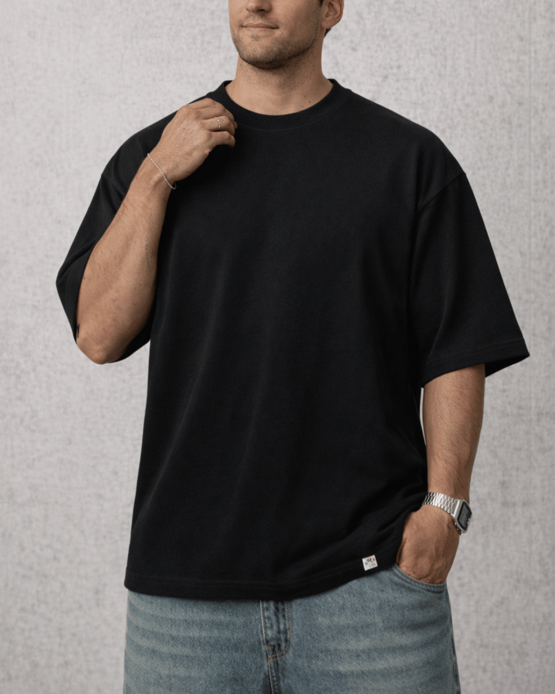 Polo Oversized Negro