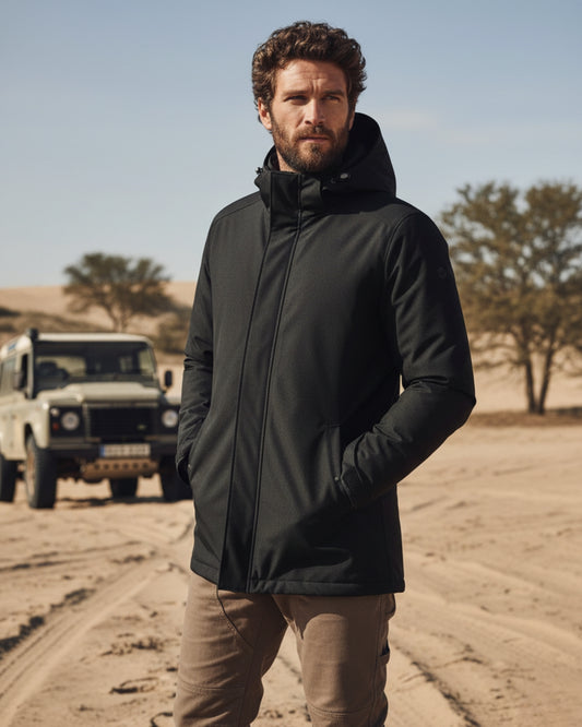 Parka Técnica Acolchada Resistente al Viento