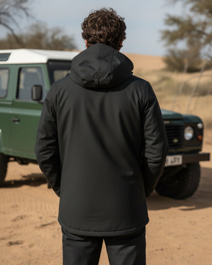 Parka Técnica Acolchada Resistente al Viento