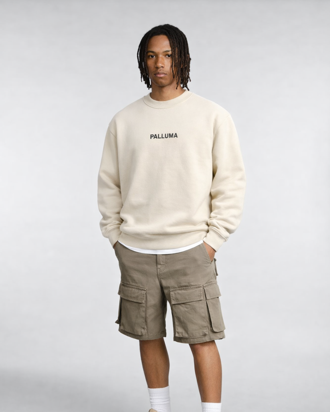 Polerón Palluma Oversize Beige