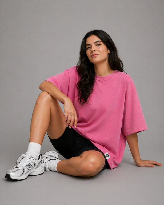 Oversized T-Shirt Women Rosa