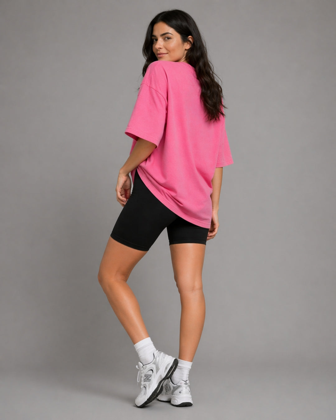 Oversized T-Shirt Women Rosa