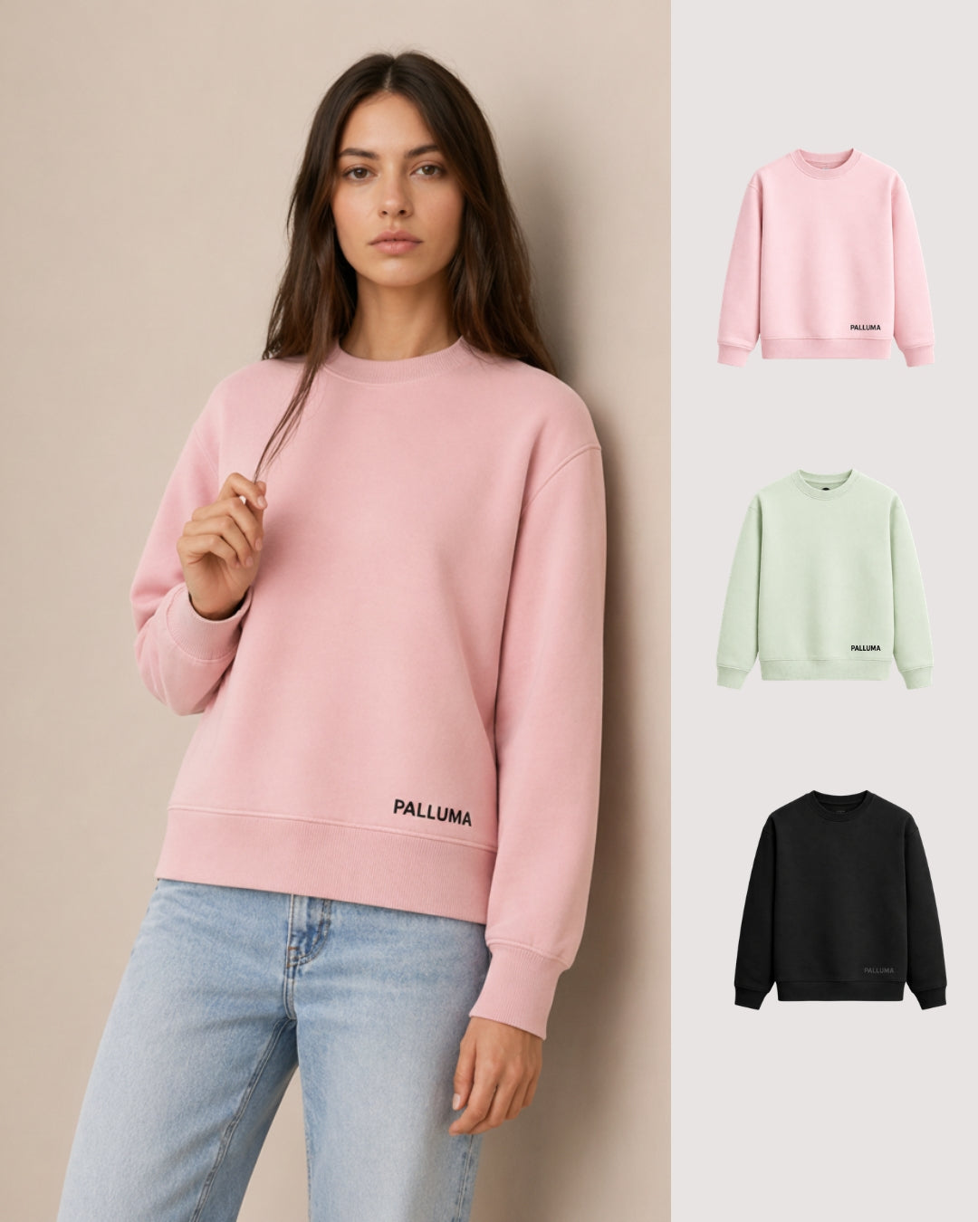3 Pack Sweatshirt Women - 40% OFF