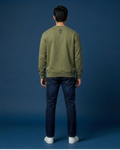 Sweatshirt Men Oliva